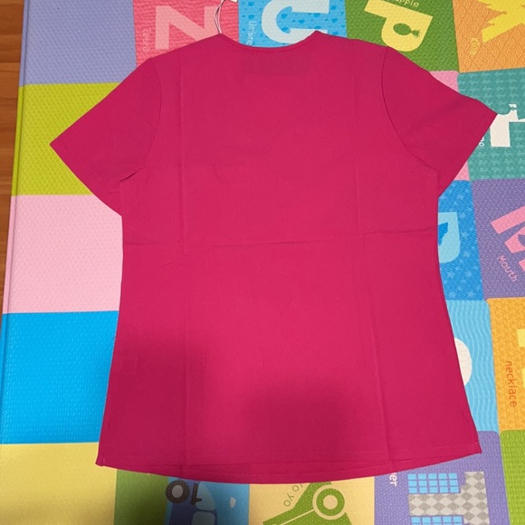 Figs Women’s Scrubs (Shocking Pink- HTP) - Picture 3 of 7